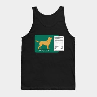 Yellow Lab Dog Tank Top